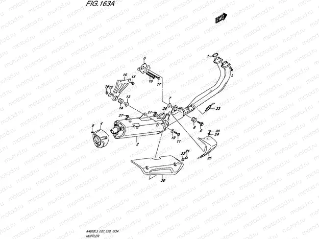 163A - MUFFLER