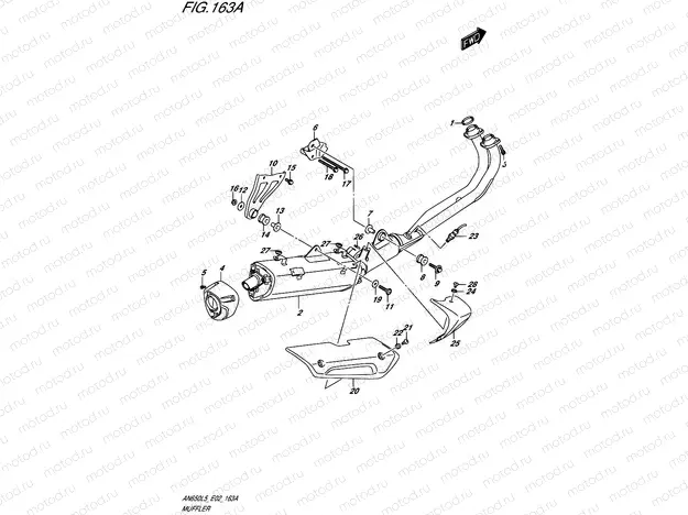 163A - MUFFLER