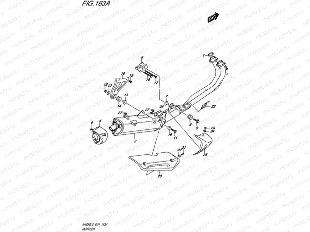 163A - MUFFLER