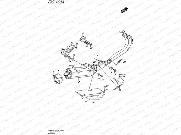 163A - MUFFLER