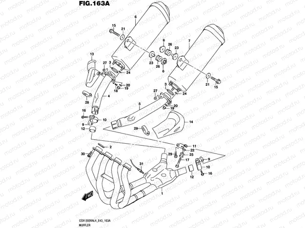 163A - MUFFLER
