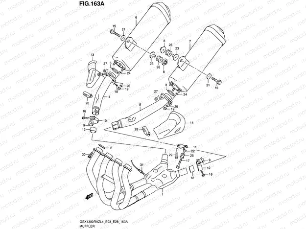 163A - MUFFLER