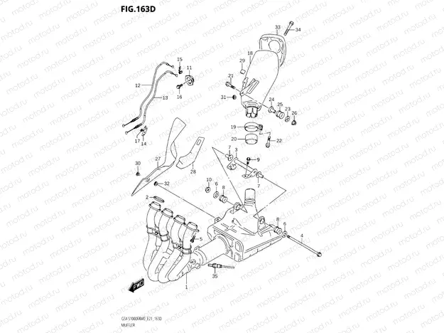 163D - MUFFLER