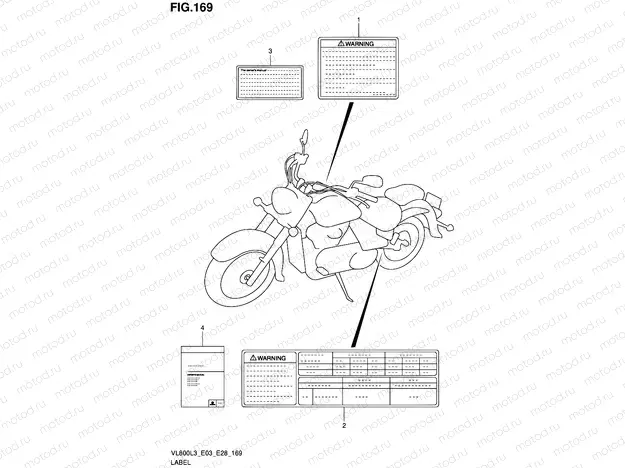 169 - LABEL (VL800TL3 E03)