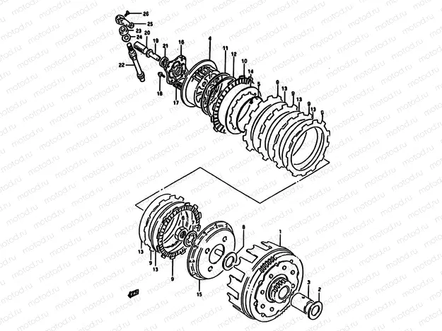 16A - CLUTCH (MODEL R)