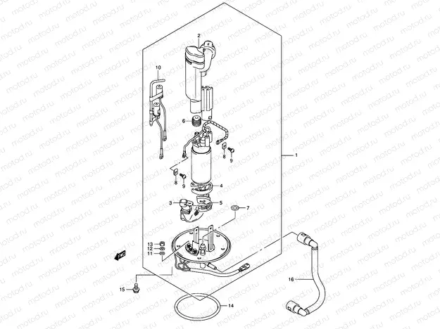 16A - FUEL PUMP (MODEL K5)