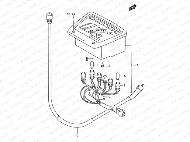 16A - SPEEDOMETER (MODEL T)
