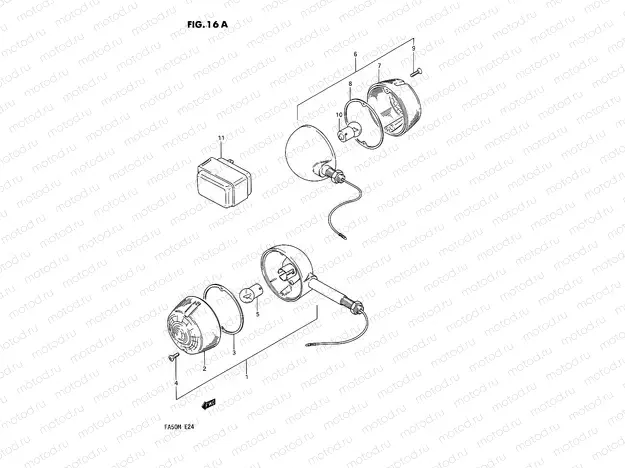 16A - TURN SIGNAL LAMP (E21)