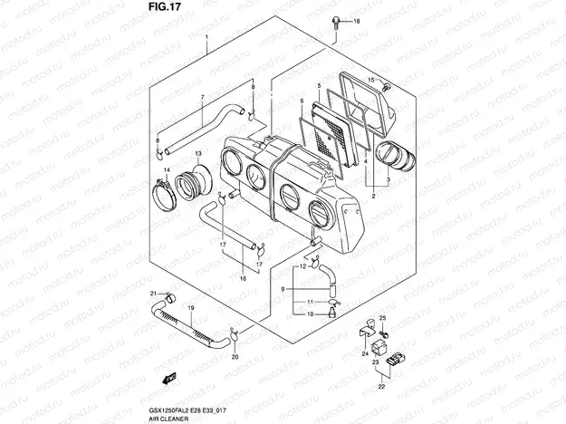 17 - AIR CLEANER