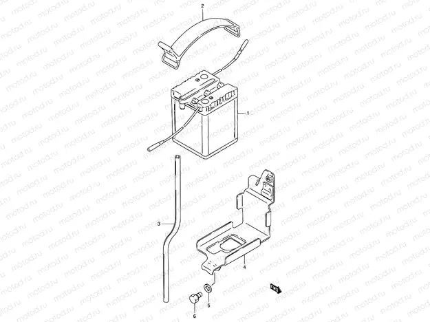 17 - BATTERY (MODEL K)