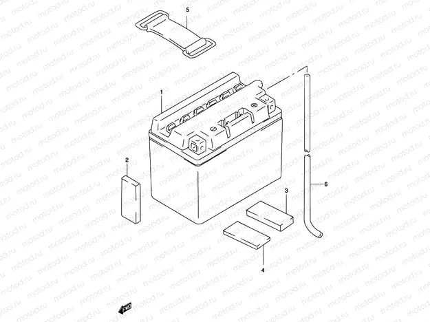 17 - BATTERY (MODEL K1/K2)