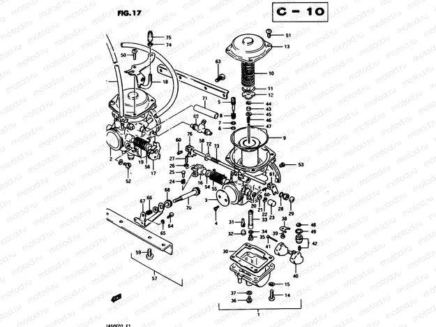 17 - CARBURETOR (MODEL D)