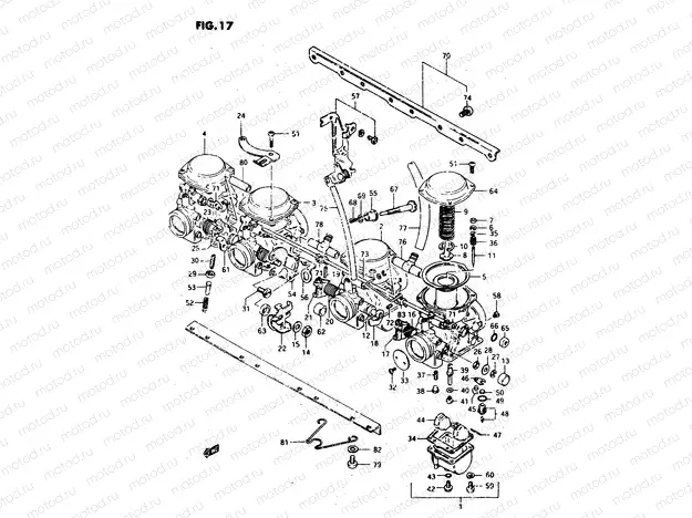 17 - CARBURETOR (MODEL D)