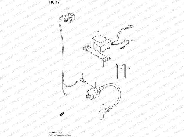 17 - CDI UNIT - IGNITION COIL