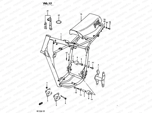 17 - FRAME -SEAT