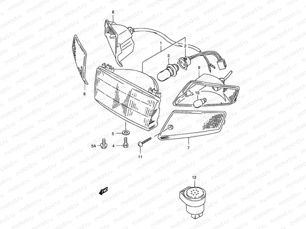 17 - HEADLAMP - FRONT TURN SIGNAL