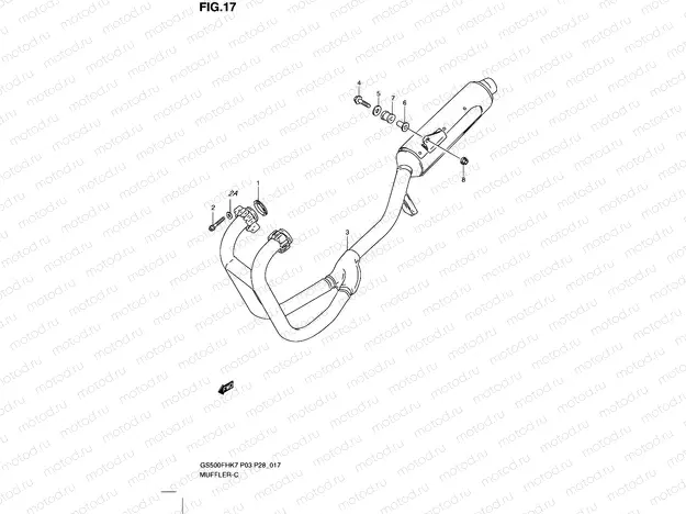 17 - MUFFLER
