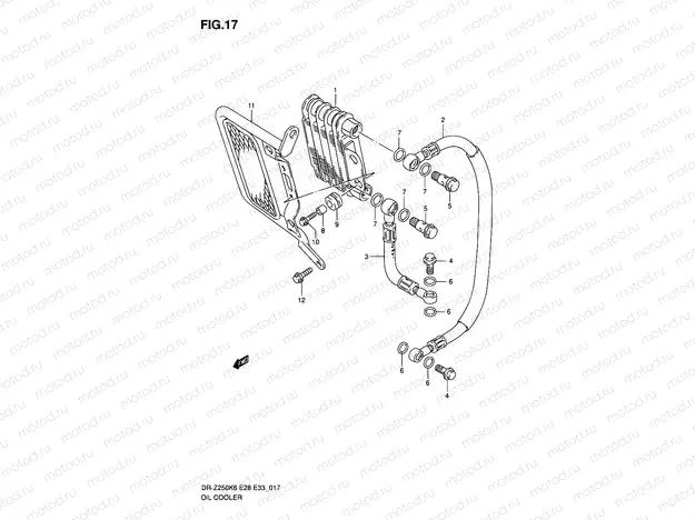 17 - OIL COOLER