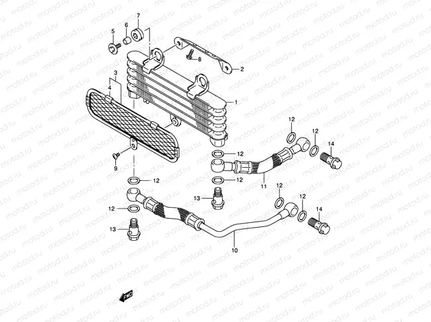17 - OIL COOLER