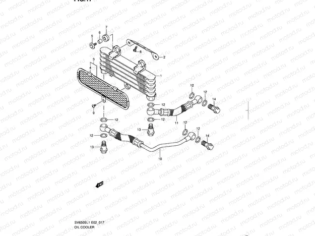 17 - OIL COOLER