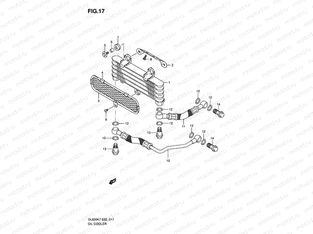 17 - OIL COOLER