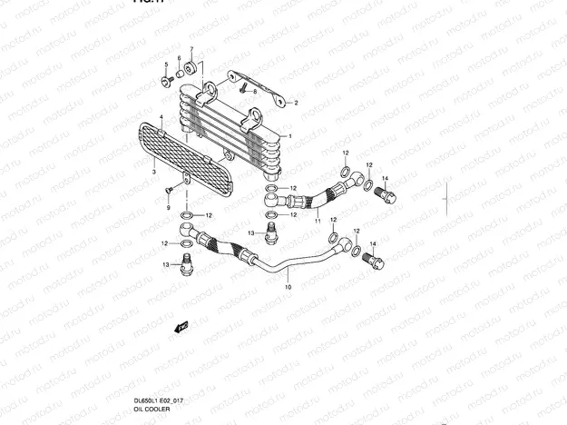 17 - OIL COOLER