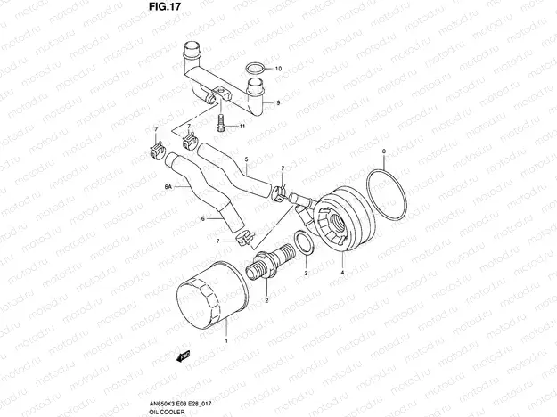 17 - OIL COOLER