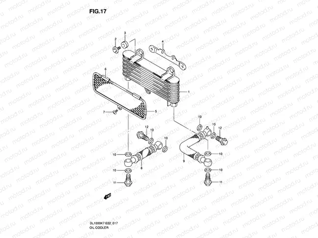 17 - OIL COOLER