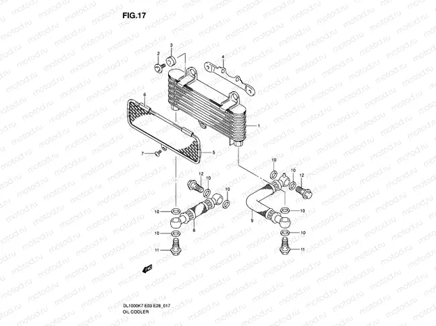 17 - OIL COOLER