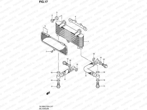 17 - OIL COOLER