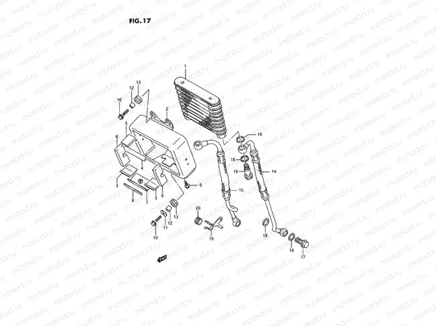 17 - OIL COOLER