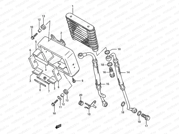 17 - OIL COOLER