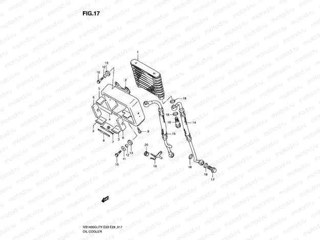 17 - OIL COOLER