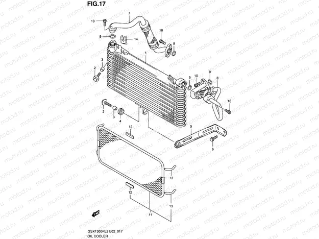 17 - OIL COOLER