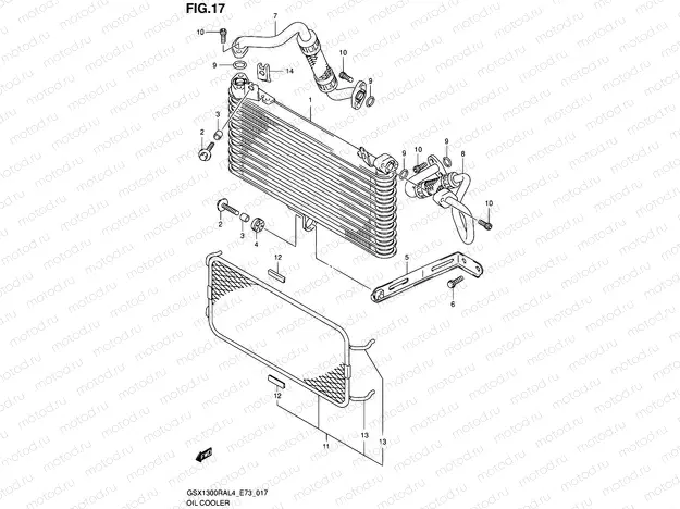 17 - OIL COOLER