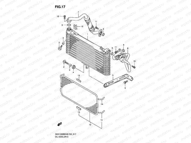 17 - OIL COOLER