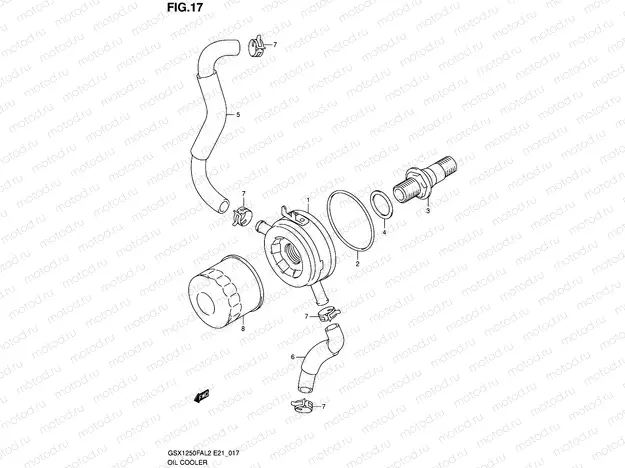 17 - OIL COOLER