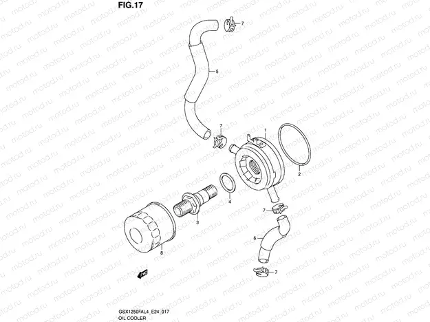 17 - OIL COOLER