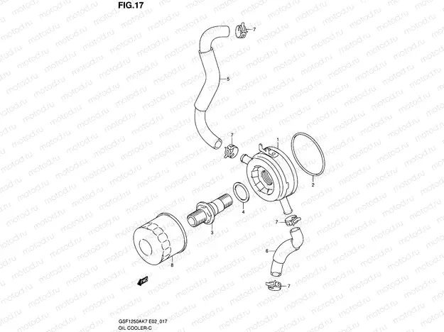 17 - OIL COOLER