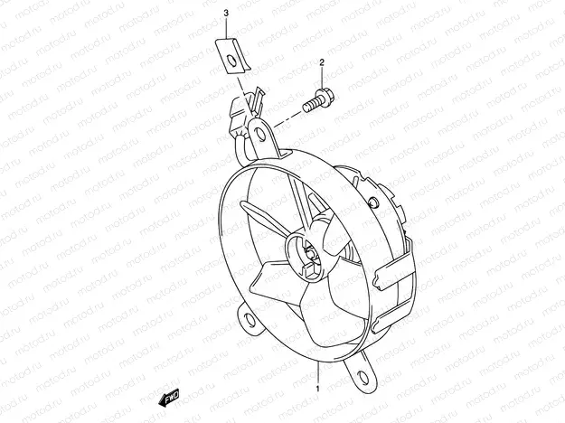 17 - RADIATOR FAN