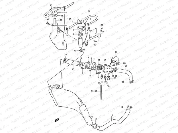 17 - RADIATOR HOSE