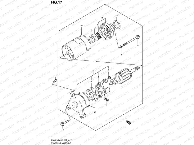 17 - STARTING MOTOR (DAICHOKOU)