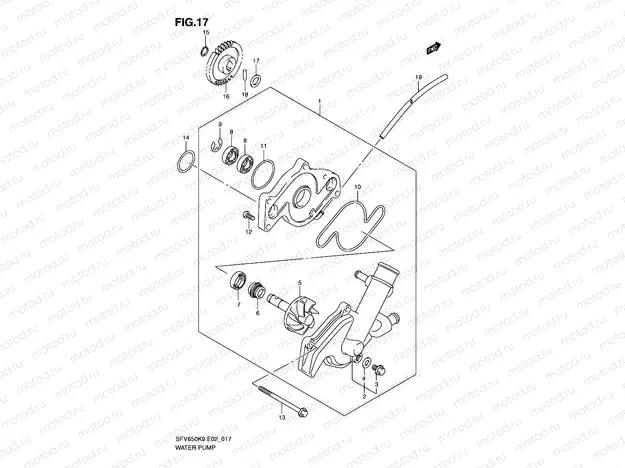 17 - WATER PUMP