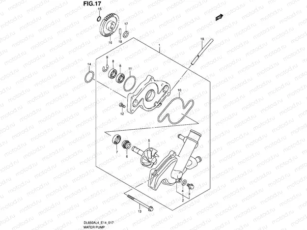 17 - WATER PUMP