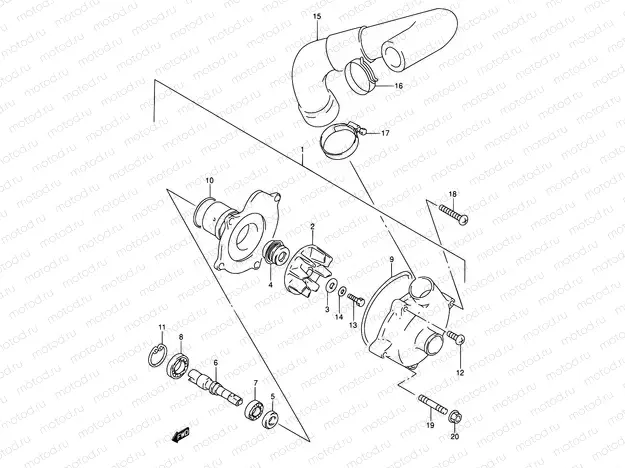 17 - WATER PUMP