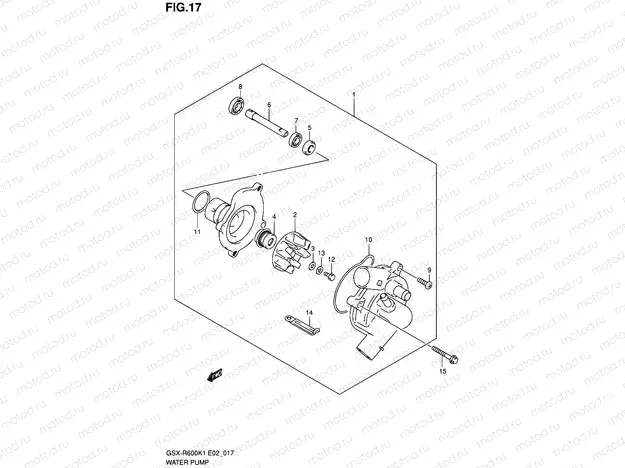 17 - WATER PUMP