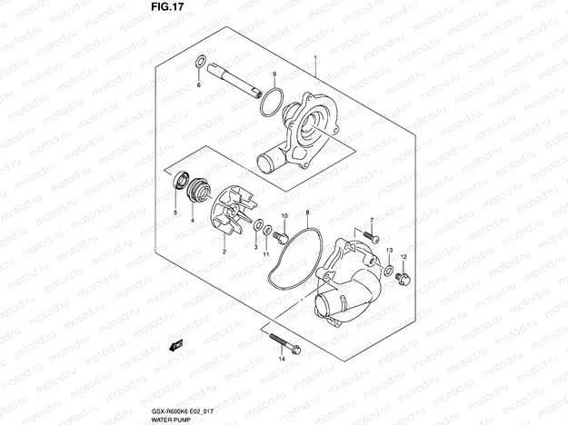 17 - WATER PUMP