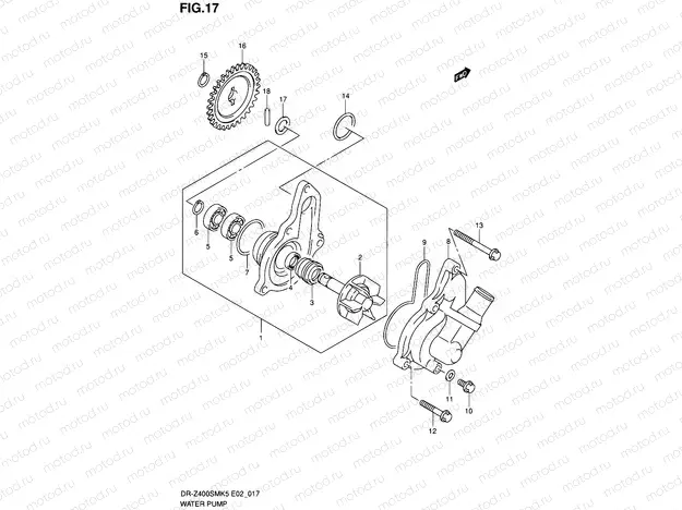 17 - WATER PUMP