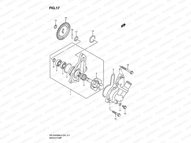 17 - WATER PUMP