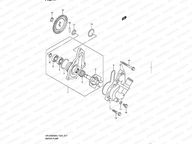 17 - WATER PUMP